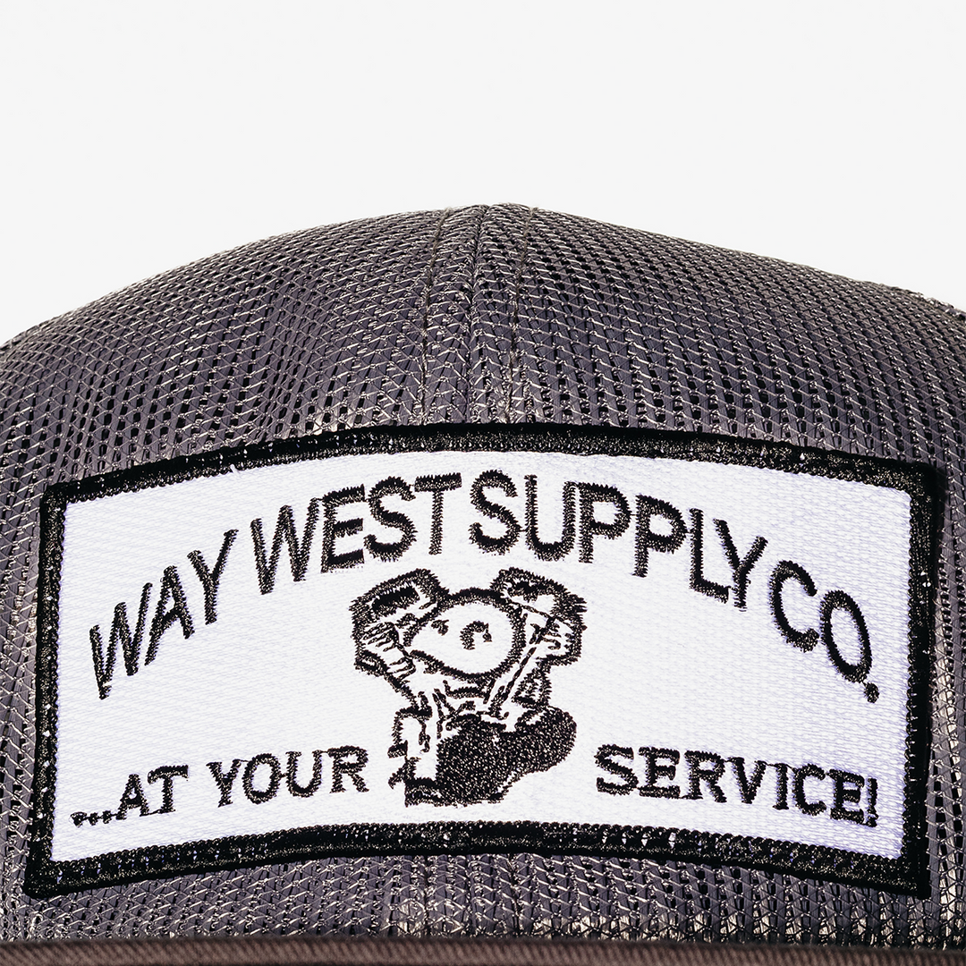 AT YOUR SERVICE TRUCKER HAT