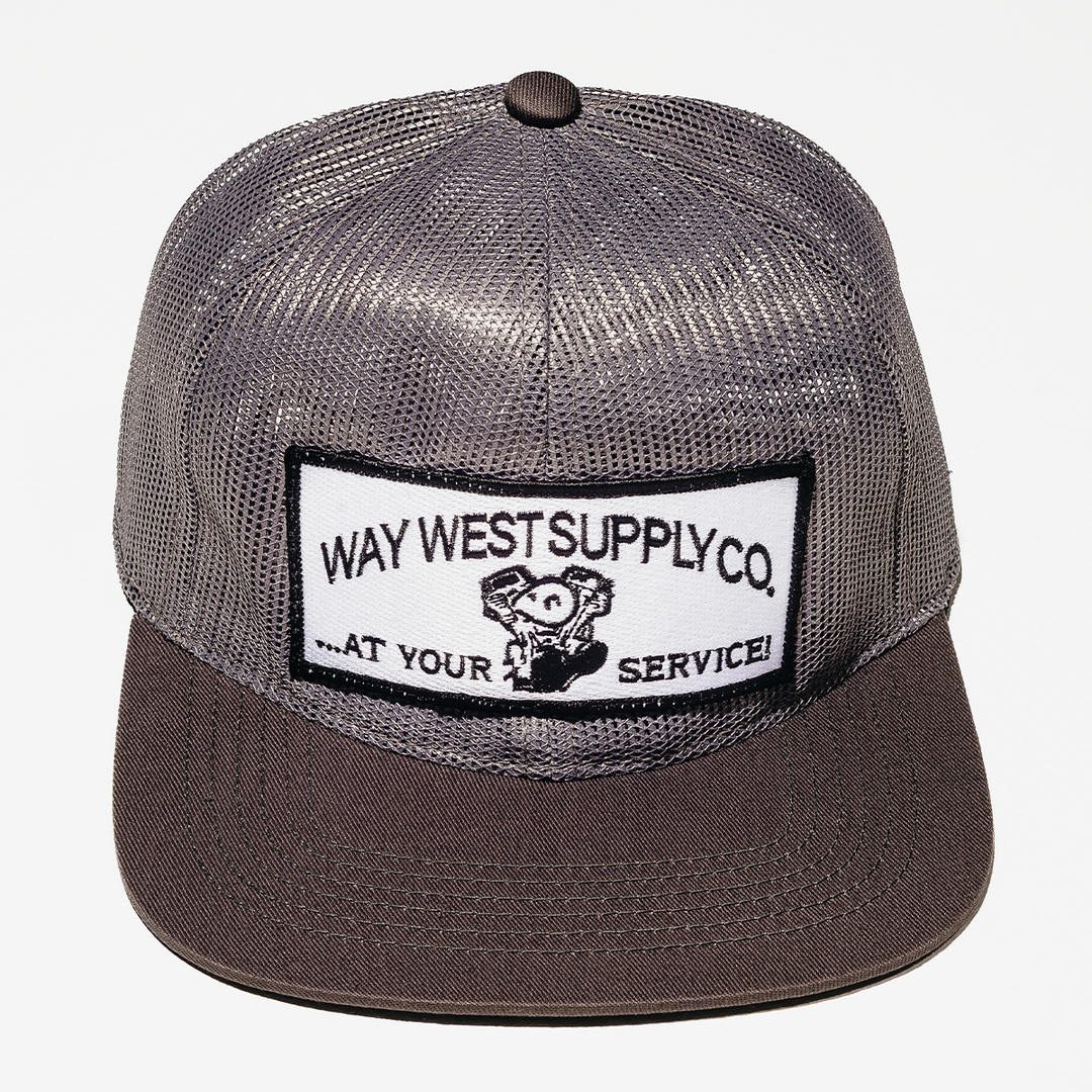 AT YOUR SERVICE TRUCKER HAT