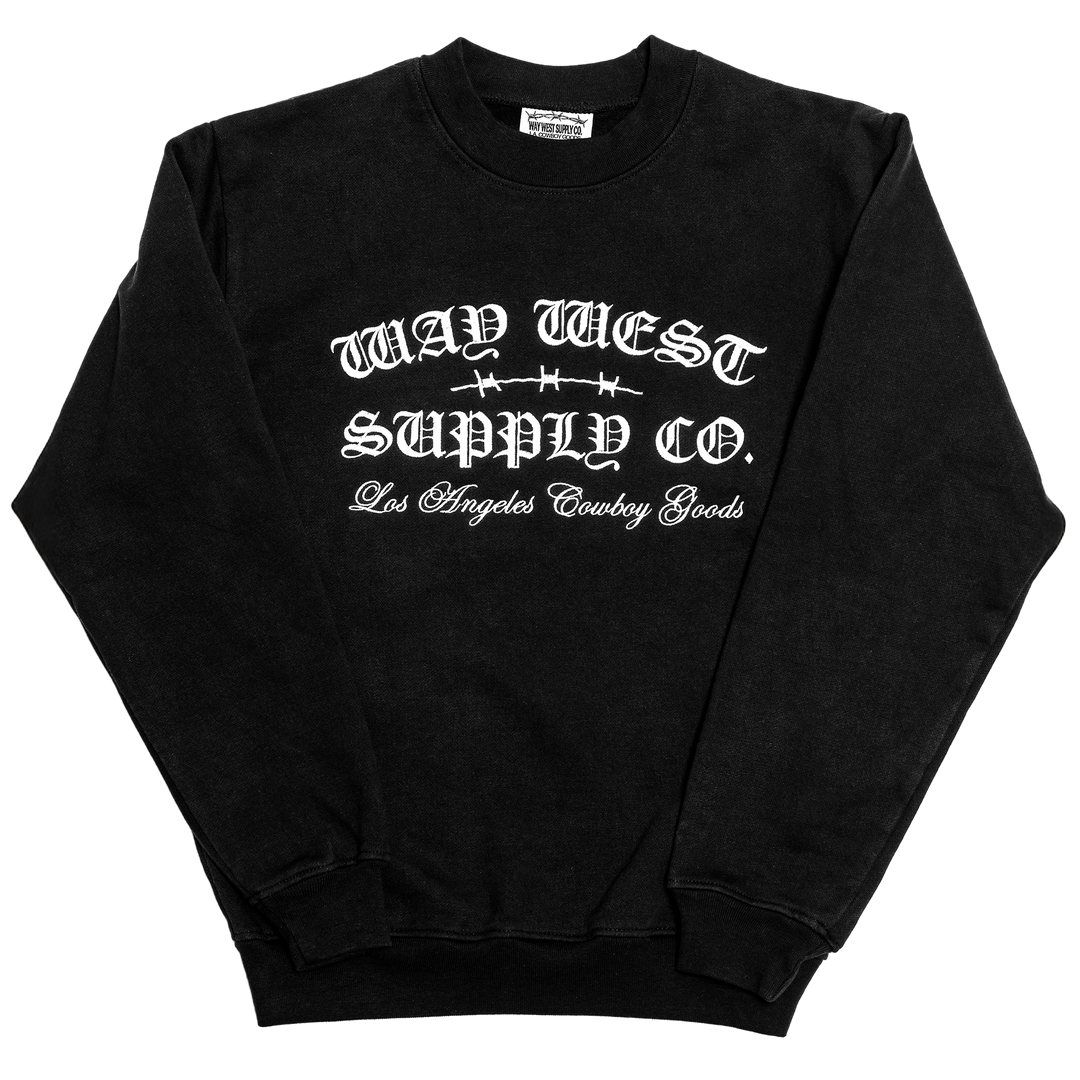 BADLANDS EMBROIDERED CREWNECK