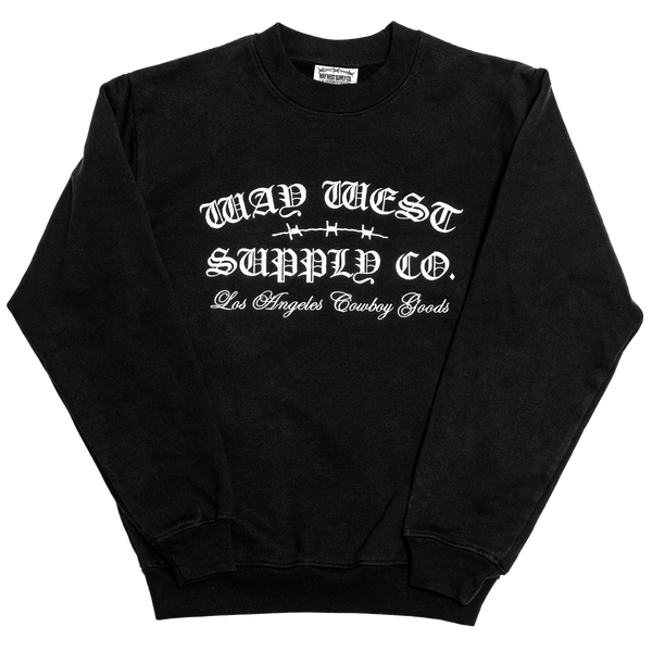 BADLANDS EMBROIDERED CREWNECK