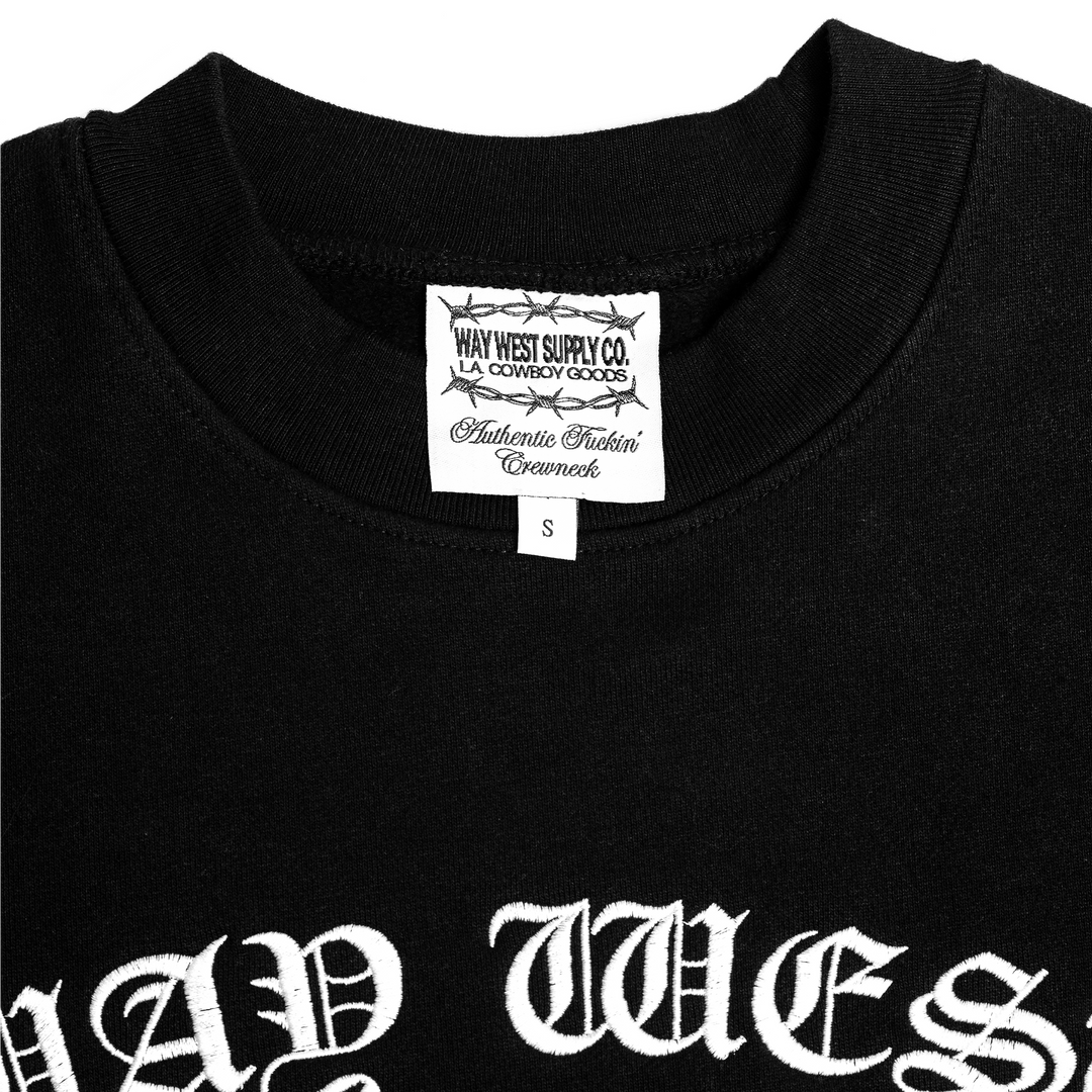 BADLANDS EMBROIDERED CREWNECK