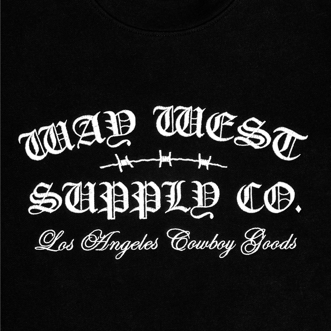 BADLANDS EMBROIDERED CREWNECK